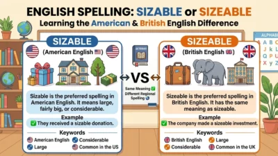 Sizable or Sizeable