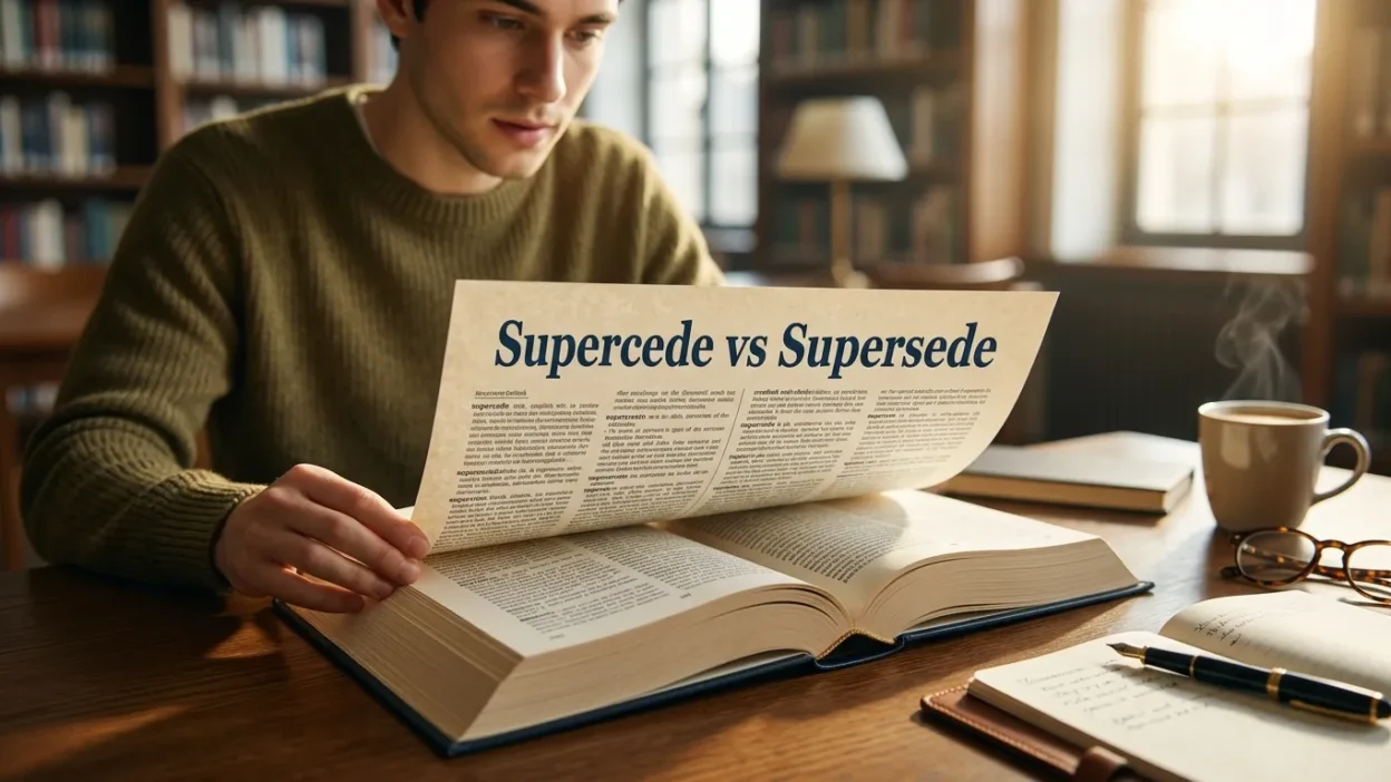 Supercede vs Supersede