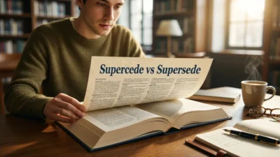 Supercede vs Supersede