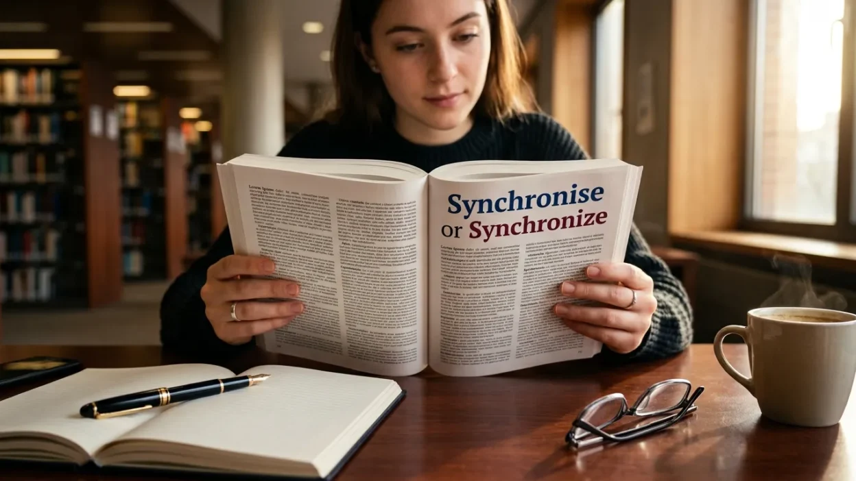Synchronise or Synchronize