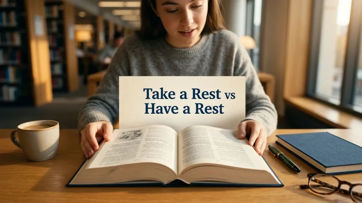 Take a Rest vs Have a Rest